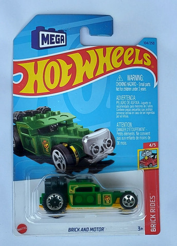 HOT WHEELS BRICK RIDES 4/5 BRICK AND MOTOR 2023 EDITION - BRICK