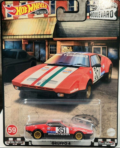 Mattel hotwheels DeTomaso Pantera Gruppo 4 - DeTomaso Pantera