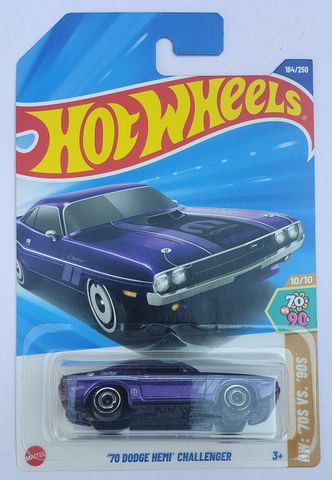 haluc❤ HOT WHEELS HW 70S VS 90S 10/10 70 DODGE HEMI CHALLENGER TOY CAR