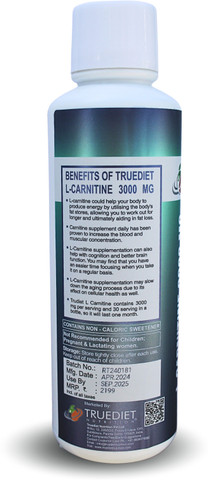 Truediet L CARNITINE LIQUID Price in India