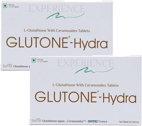 Glutone -Hydra | Setria Glutathione & Ceramosides Tablets for Dry&Glowing  Hydrated Skin Price in India - Buy Glutone -Hydra
