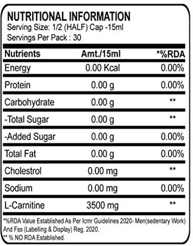 ABSOLUTE NUTRITION Alpha L-Carnitine(100%) Price in India - Buy ABSOLUTE  NUTRITION Alpha L-Carnitine(100%) online at Flipkart.com