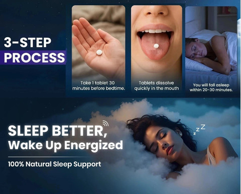 SLEEPDOZE Melatonin 10 mg Tablet, Natural Sleeping pills, Non