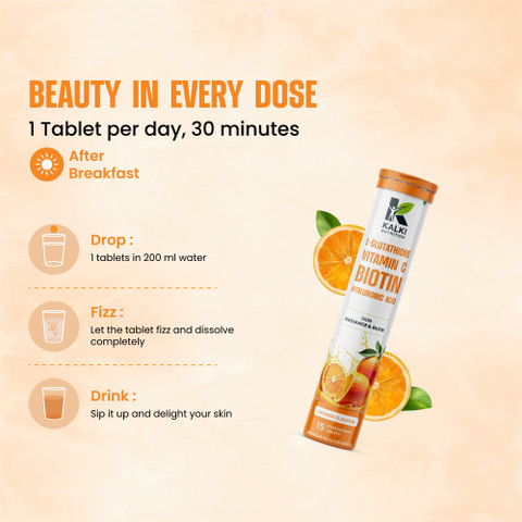 KALKI NUTRITION Glutathione Effervescent Tablet Price in India - Buy KALKI  NUTRITION Glutathione Effervescent Tablet online at Flipkart.com