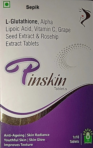 Sepik L-Glutathione 600mg Alpha Lipoic Acid,Vit C,Grape Seed Extract,Rosehip Extract Price in India