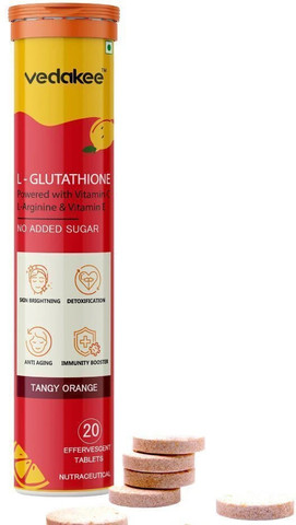 Vedakee L-Glutathione 600mg & Vitamin C for Radiant Skin Glow Price in  India