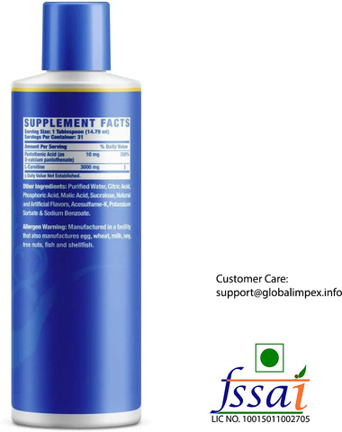 api l carnitine API USA L-Carnitine 3000liquid for Fat Loss,Weight Management (Mixed  Berry)-Made in USA Price in India