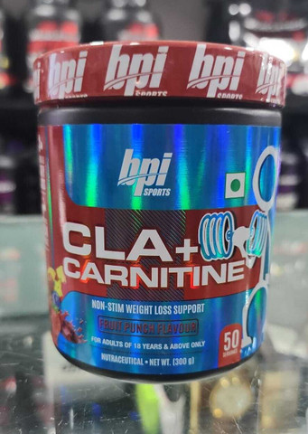 bpi cla l carnitine BPI Sports CLA Carnitine Fat Burner Rainbow Ice 50 Servings Weight Loss  Powder main image 0