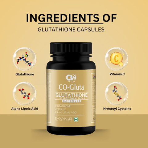 CO Luxury Glutathione Capsules With Vitamin C | Skin Whitening &  Brightening Price in India - Buy CO Luxury Glutathione Capsules With Vitamin  C
