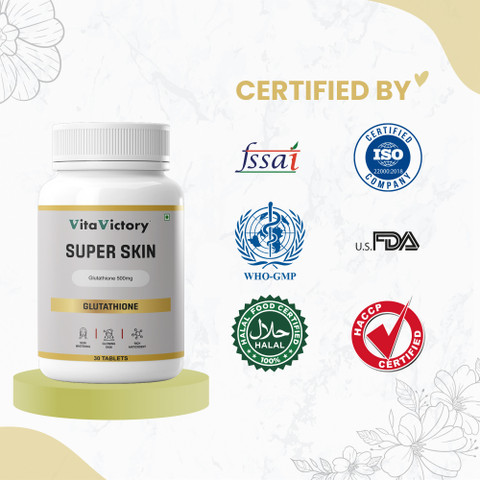 glutathione immune system booster Vita Victory Japanese L Glutathione Tablets for Skin Glow and Whitening,  Rich in Antioxidant Price in India