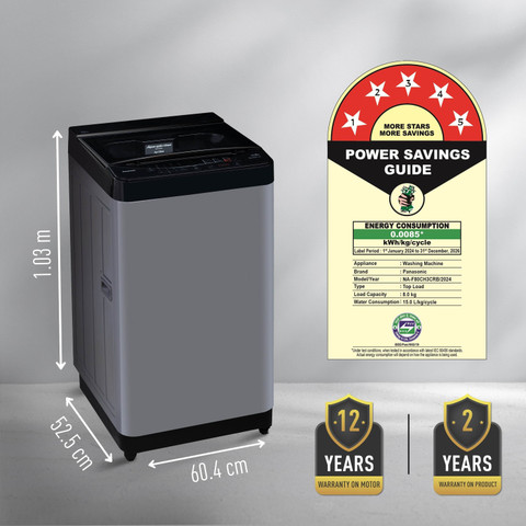 ナショナル PANAC883 Panasonic 7 kg Fully Automatic Top Load Washing Machine with In