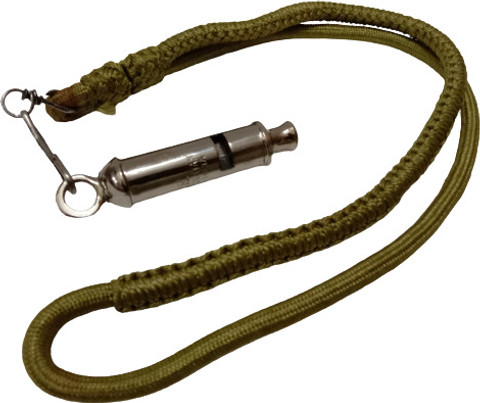 BRASS BLESSING Brass Whistle with Lanyard - Sports Police