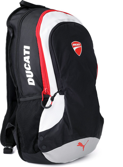 PUMA DUCATI バックパック PUMA Ducati Laptop Backpack Black, Grey and White - Price in India