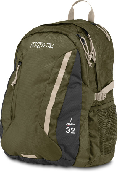JanSport Agave 32 L Laptop Backpack Green Machine/Grey Tar - Price