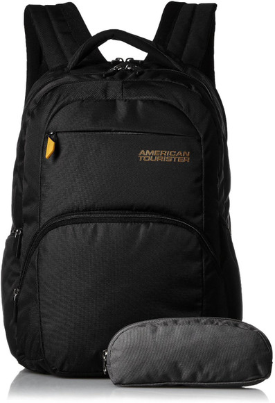 american tourister backpack travel max 35l American Tourister Sac A Dos 35 Litres American Tourister Black Backpack  WithLaptop Sleeve, 35L (Approx
