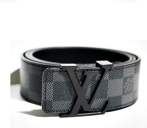 louis vuitton belt gray