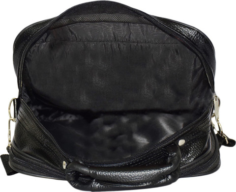 Buy delika Men Black Messenger Bag Black-02 Online @ Best