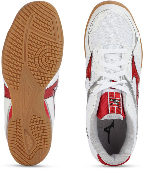 MIZUNO CROSSMATCH PLIO RX3 Indoor Shoes For Men - Buy WHITE/RED