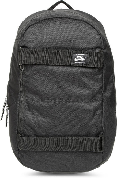 NIKE Sb Crths Black Skateboarding 24 L Laptop Backpack Black