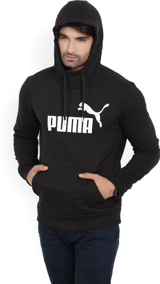 PUMA Full Sleeve Solid Men Sweatshirt - Buy Cotton Black PUMA Full Sleeve  Solid Men Sweatshirt Online at Best Prices in India | Flipkart.com