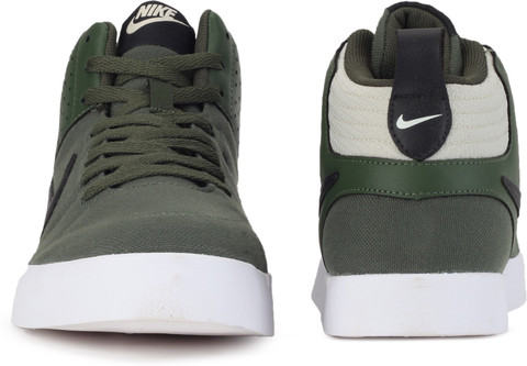 nike liteforce iii mid green sneakers