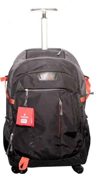aoking rolling travel backpack large wheeled rucksack laptop Trolley Black GLN98089 AOKING BAG 22 INCH 4