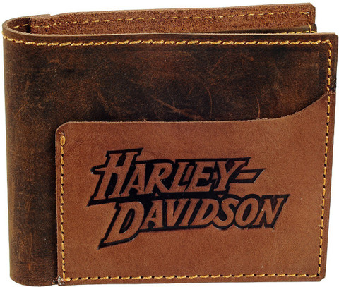 Harley Davidson Men Tan Genuine Leather Wallet tan - Price in