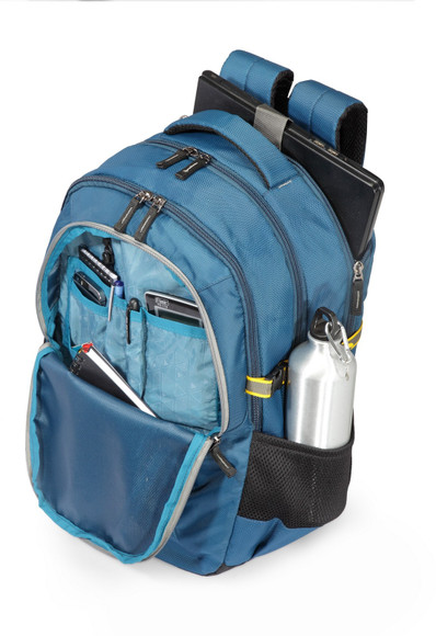 aristocrat grid 2 34 l laptop backpack ARISTOCRAT Grid 2 34 L Laptop Backpack Teal Blue - Price in India