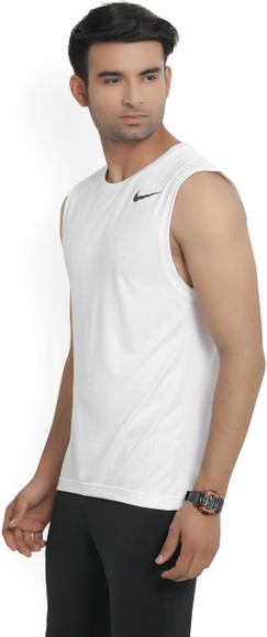 nike white vest mens