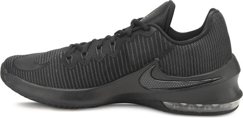 nike air max infuriate 2 low black basketball shoes