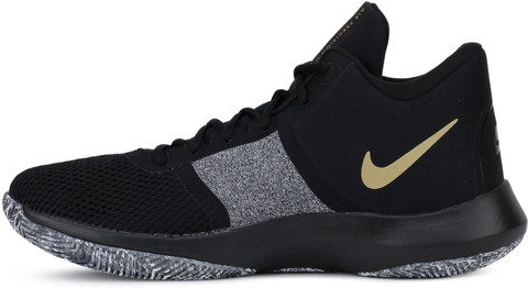 nike air precision 2 black and gold