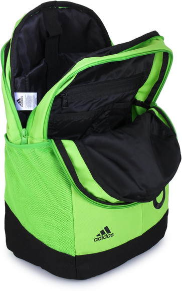 adidas bright green backpack Multiple zippered pockets give you plenty of storage space Post / X