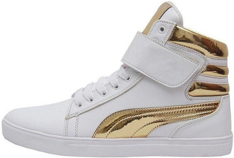 【関税&送料込】Golden  Sneakers White HTIGER CASUAL WHITE GOLD SHOE FOR MEN'S Sneakers For Men