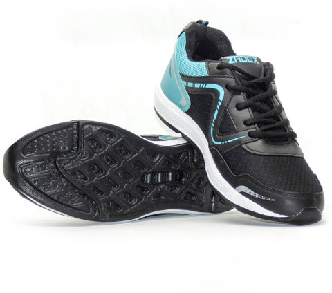 Zadex ZX-1017-Black-Sea Green-10 Running Shoes For Men - Buy Zadex