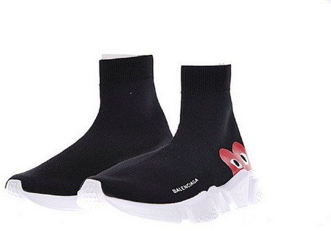 BALENCIAGA X CDG Speed Trainer Limited Edition Sneakers For