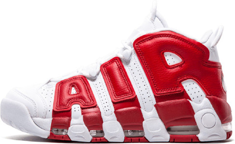 Air More Uptempo Running Shoes For Men - Buy White, Red