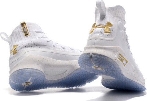 UnderArmour UA Curry 4 White Motorsport Shoes For Men - Buy