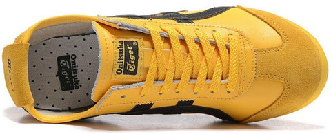 onitsuka Tiger Mexico 66 Yellow Black Sneakers For Men - Buy