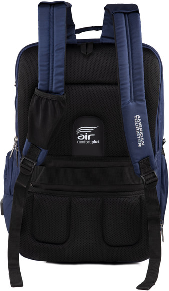 american tourister logix nxt 05 navy laptop backpack AMERICAN TOURISTER AMT LOGIX NXT LAP BP 04 NAVY 38 L Laptop Backpack Blue -  Price in India