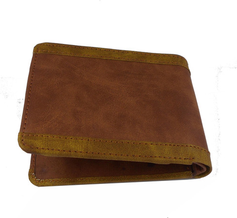 DIESEL Men Casual Brown, Green Genuine Leather Wallet Brown