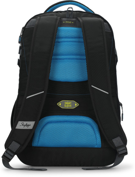 aztek 01 laptop backpack grey black SKYBAGS AZTEK PRO 01 LAPTOP BACKPACK BLACK 30 L Laptop Backpack Black -  Price in India