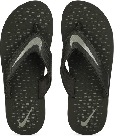 nike slippers black colour