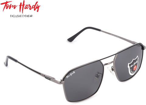 Buy Tom Hardy Rectangular Sunglasses Black For Men & Women