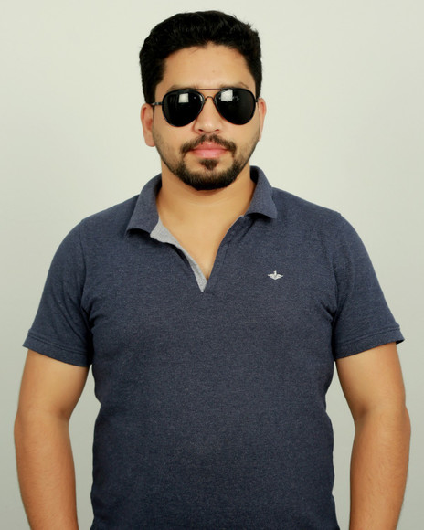 MOCA Self Design Men Polo Neck Blue T-Shirt - Buy MOCA Self Design