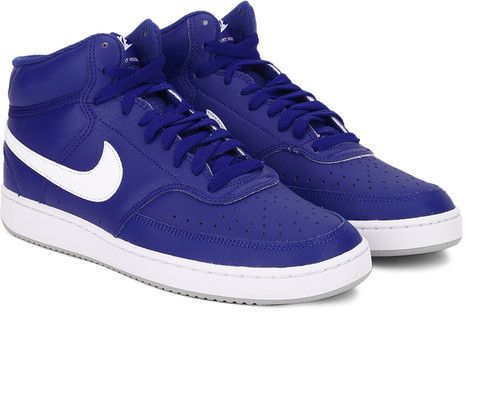 blue nike high tops mens