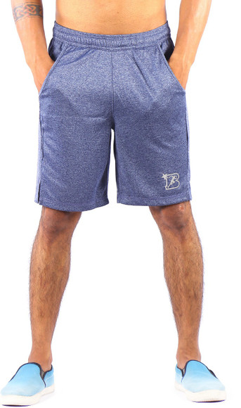 STAR BOLT Self Design Men Blue Sports Shorts - Buy STAR BOLT Self