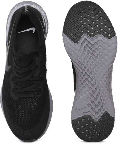nike epic react flyknit 2 women's black