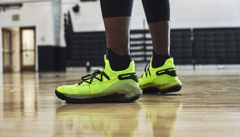 The Lebron CURRY 6 SC Koi Fish Lime Green Basketball Shoes