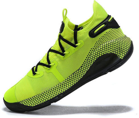 The Lebron CURRY 6 SC Koi Fish Lime Green Basketball Shoes