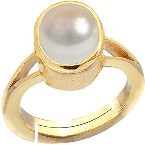 gemstone mukta gold ring design GEMSTONE SPA Carat Mukta, Moktim, Induratna and Shairatna Unheated ring  Metal Pearl Gold Plated Ring Price in India Buy GEMSTONE SPA Carat  Mukta, Moktim, Induratna and Shairatna Unheated ring
